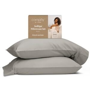 Coop Home Goods Comphy SoftSpa Pillowcase Set of 2