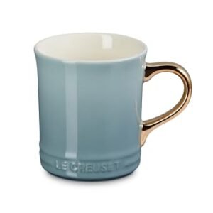 Le Creuset Vancouver Mug with Gold Metallic Handle
