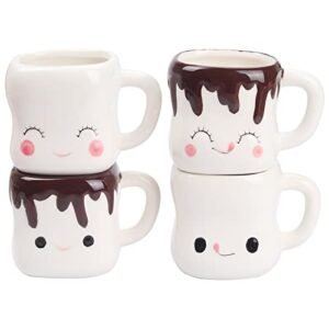Marshmallow Mugs Set of 4