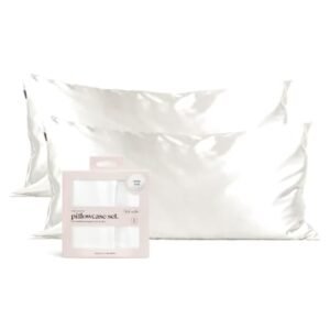 Kitsch Satin Pillowcase with Zipper for Hair and Skin