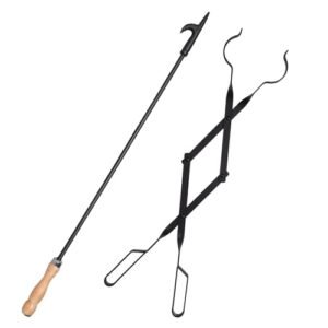 Heavy Duty 32 Long Fireplace Fire Pit Campfire Poker Stick