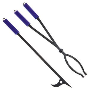 Heavy Duty Fire Tongs Set
