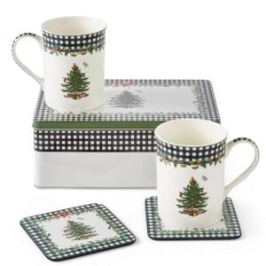 Spode Christmas Tree 2024 Annual 5 Piece Porcelain 12 Fl