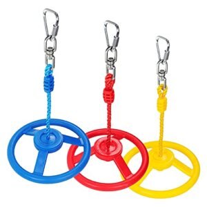 Rainbow Craft 3-Pack Ninja Wheel Obstacle for Kids