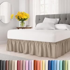 Wrap Around Dust Ruffle Bed Skirt