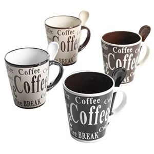 Mr. Coffee Bareggio Mug and Spoon Set