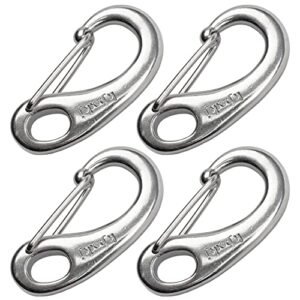 KJXXKJ4 Pack of 2-3/4 inch Spring Snap Hooks