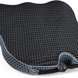 Wedge Car Seat Cushion for Driving Broaden Vision by Raised Back