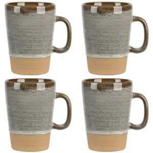 Gibson Elite 4 Pack Dreamweaver Terracotta Reactive 17 OZ Mug Set
