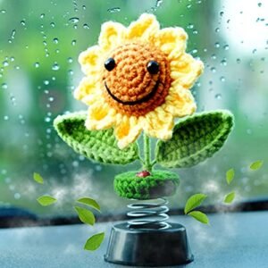 Sunflower Car Accessories Dashboard Decorations