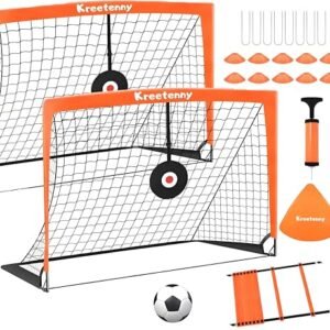 Kids Soccer Goals for Backyard Set