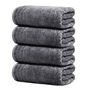 Tens Towels Pack of 4 Extra Large Bath Towels 30 x 60 Inches
